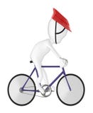3d tecken, mancyklist royaltyfri illustrationer 3d tecken, mancyklist royaltyfri illustrationer