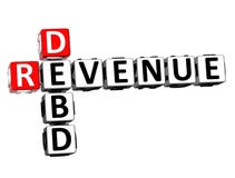 3D Teruggevend Word van Debd van de Kruiswoordraadselopbrengst over Witte Achtergrond stock illustratie 3D Teruggevend Word van Debd van de Kruiswoordraadselopbrengst over Witte Achtergrond stock illustratie