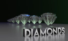 3D web design illustration of sparkling diamonds vector illustration 3D web design illustration of sparkling diamonds vector illustration