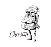 3D wireframe render funny cartoon character of Santa Claus Royalty Free Stock Photos 3D wireframe render funny cartoon character of Santa Claus Royalty Free Stock Photos