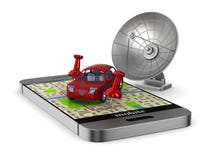 3d wizerunku nawigaci telefon Odosobniona 3d ilustracja ilustracja wektor 3d wizerunku nawigaci telefon Odosobniona 3d ilustracja ilustracja wektor