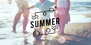 D'été de saison de la chaleur concept graphique chaud dehors images stock D'été de saison de la chaleur concept graphique chaud dehors images stock