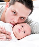 Dad And Son Stock Photography