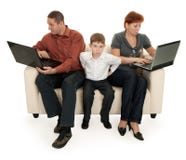 Dad Mom And Son Royalty Free Stock Photography