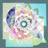 DAHLIA MANDALA FLOWER IN PASTEL COLORS PALLET royalty free illustration DAHLIA MANDALA FLOWER IN PASTEL COLORS PALLET royalty free illustration