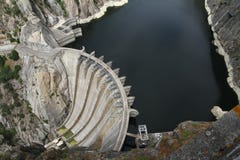 Dam Of Aldeadavila Stock Images