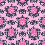 Damask Seamless Gift Wrap Vector Stock Images Damask Seamless Gift Wrap Vector Stock Images