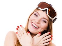 Dame attirante avec des lunettes photos libres de droits Dame attirante avec des lunettes photos libres de droits