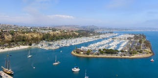Dana Point, la Californie Vue aérienne panoramique images libres de droits Dana Point, la Californie Vue aérienne panoramique images libres de droits
