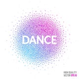 Dance beautiful design element for greeting card template layout stock illustration Dance beautiful design element for greeting card template layout stock illustration