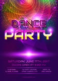 Dance party invitation. Stock Photo Dance party invitation. Stock Photo