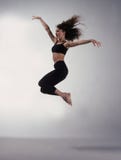 Dancer jumping