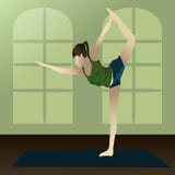 Dancer pose stock illustration Dancer pose stock illustration