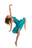 Dancing Beautiful Young Woman Stock Images