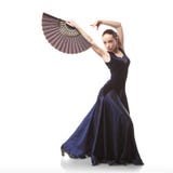 dancingowi flamenco białej kobiety potomstwa zdjęcie royalty free dancingowi flamenco białej kobiety potomstwa zdjęcie royalty free