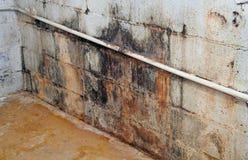 Danno severo dell'acqua immagine stock Danno severo dell'acqua immagine stock