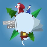 Dans tout le voyageur de la terre illustration libre de droits Dans tout le voyageur de la terre illustration libre de droits
