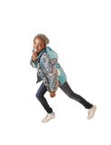 Danse noire de fille. photos stock Danse noire de fille. photos stock