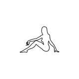 Danse noire et blanche de poteau de silhouette Illustration exotique de danse de scketch de main rayez l'icône de clipart, logo, illustration stock Danse noire et blanche de poteau de silhouette Illustration exotique de danse de scketch de main rayez l'icône de clipart, logo, illustration stock