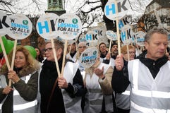 DANSKA HK ELLER DANSK UNION FÖR SLARIED OCH ANSTÄLLDA arkivbild DANSKA HK ELLER DANSK UNION FÖR SLARIED OCH ANSTÄLLDA arkivbild