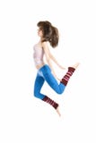 Danzatore giovane di salto immagine stock libera da diritti Danzatore giovane di salto immagine stock libera da diritti