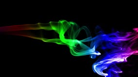 Dark Abstract Background With Colored Real Smoke Stock Photos Dark Abstract Background With Colored Real Smoke Stock Photos