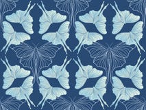 Dark blue butterfly pattern vector Stock Image Dark blue butterfly pattern vector Stock Image