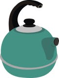 Dark Blue Teapot Stock Photography