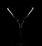 Dark Martini Glass Royalty Free Stock Photography