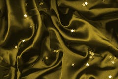 Dark Olive Textile With Little Stars Stock Image Dark Olive Textile With Little Stars Stock Image