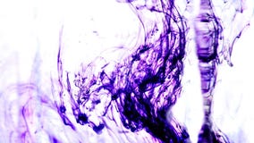 Dark purple link in water.