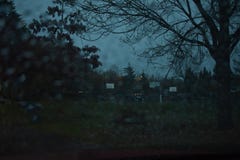 A Dark and Rainy Night stock image A Dark and Rainy Night stock image
