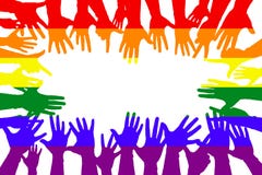 hands up colorful, night party fun or volunteer agree stock illustration hands up colorful, night party fun or volunteer agree stock illustration