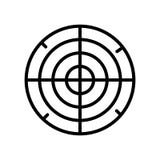 Dart Board Game icon vector isolated on white background, Dart Board Game sign , linear symbol and stroke design elements in vector illustration Dart Board Game icon vector isolated on white background, Dart Board Game sign , linear symbol and stroke design elements in vector illustration