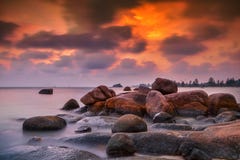 Das Sonnenuntergang view-2 wonderfull Indonesien stockfotografie Das Sonnenuntergang view-2 wonderfull Indonesien stockfotografie