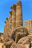 Das Tal der Tempel in Agrigent, Sizilien, Italien lizenzfreies stockbild Das Tal der Tempel in Agrigent, Sizilien, Italien lizenzfreies stockbild