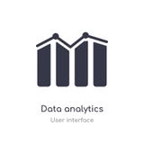 data analytics outline icon. isolated line vector illustration from user interface collection. editable thin stroke data analytics stock illustration data analytics outline icon. isolated line vector illustration from user interface collection. editable thin stroke data analytics stock illustration