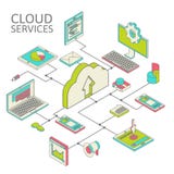 Data infographic isometric set Royalty Free Stock Photos Data infographic isometric set Royalty Free Stock Photos