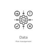 datasymbolsvektor från samling för riskledning Tunn linje illustration för vektor för dataöversiktssymbol Översikt tunn linje dat vektor illustrationer datasymbolsvektor från samling för riskledning Tunn linje illustration för vektor för dataöversiktssymbol Översikt tunn linje dat vektor illustrationer