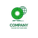 Daten, große Daten, Analyse, Kugel, Services flaches Geschäfts-Logo tem stock abbildung Daten, große Daten, Analyse, Kugel, Services flaches Geschäfts-Logo tem stock abbildung
