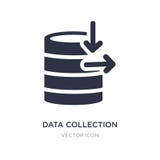 Datenerfassungsikone auf weißem Hintergrund Einfache Elementillustration von UI-Konzept vektor abbildung Datenerfassungsikone auf weißem Hintergrund Einfache Elementillustration von UI-Konzept vektor abbildung