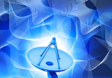 Datos de la transmisión de la antena parabólica foto de archivo libre de regalías Datos de la transmisión de la antena parabólica foto de archivo libre de regalías