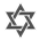 David Star Halftone Dotted Icon royalty free illustration David Star Halftone Dotted Icon royalty free illustration