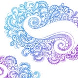 De abstracte Krabbels van het Notitieboekje van Paisley Schetsmatige vector illustratie De abstracte Krabbels van het Notitieboekje van Paisley Schetsmatige vector illustratie