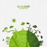 De achtergrond van de ecologie royalty-vrije stock afbeelding De achtergrond van de ecologie royalty-vrije stock afbeelding