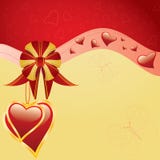 De achtergrond van de valentijnskaart stock illustratie De achtergrond van de valentijnskaart stock illustratie