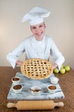 De Appeltaart van Baker royalty-vrije stock fotografie De Appeltaart van Baker royalty-vrije stock fotografie