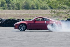 De auto van de afwijking stock fotografie De auto van de afwijking stock fotografie