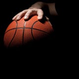 De bal van de hand en van het basketbal stock afbeelding De bal van de hand en van het basketbal stock afbeelding