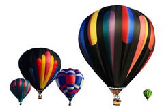 De Ballons van de hete Lucht stock afbeeldingen De Ballons van de hete Lucht stock afbeeldingen